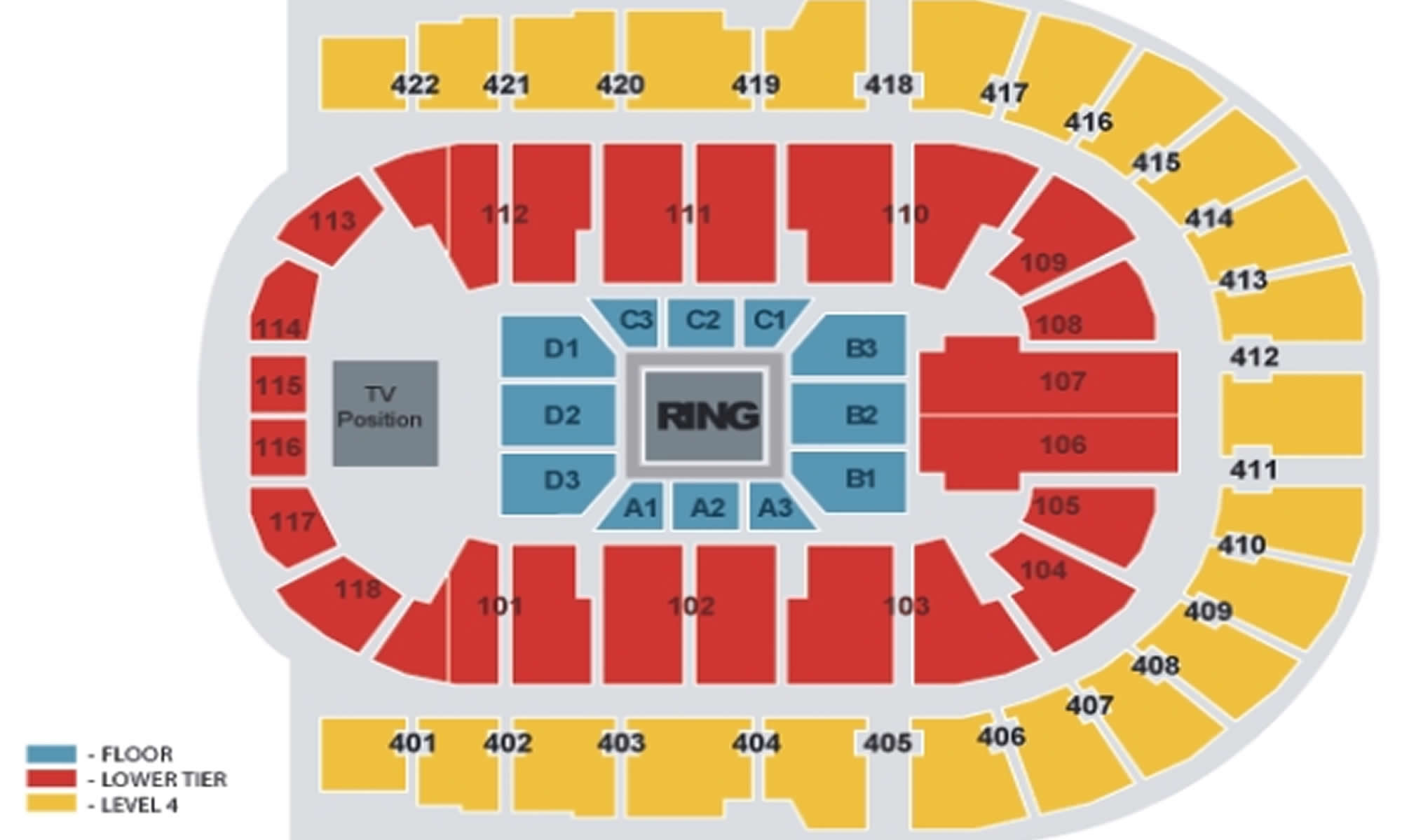 TBC Boxing seating plan