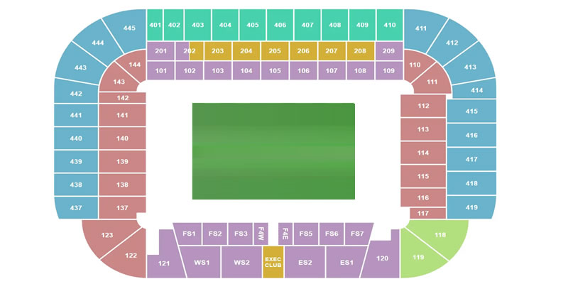 Celtic Park seating plan