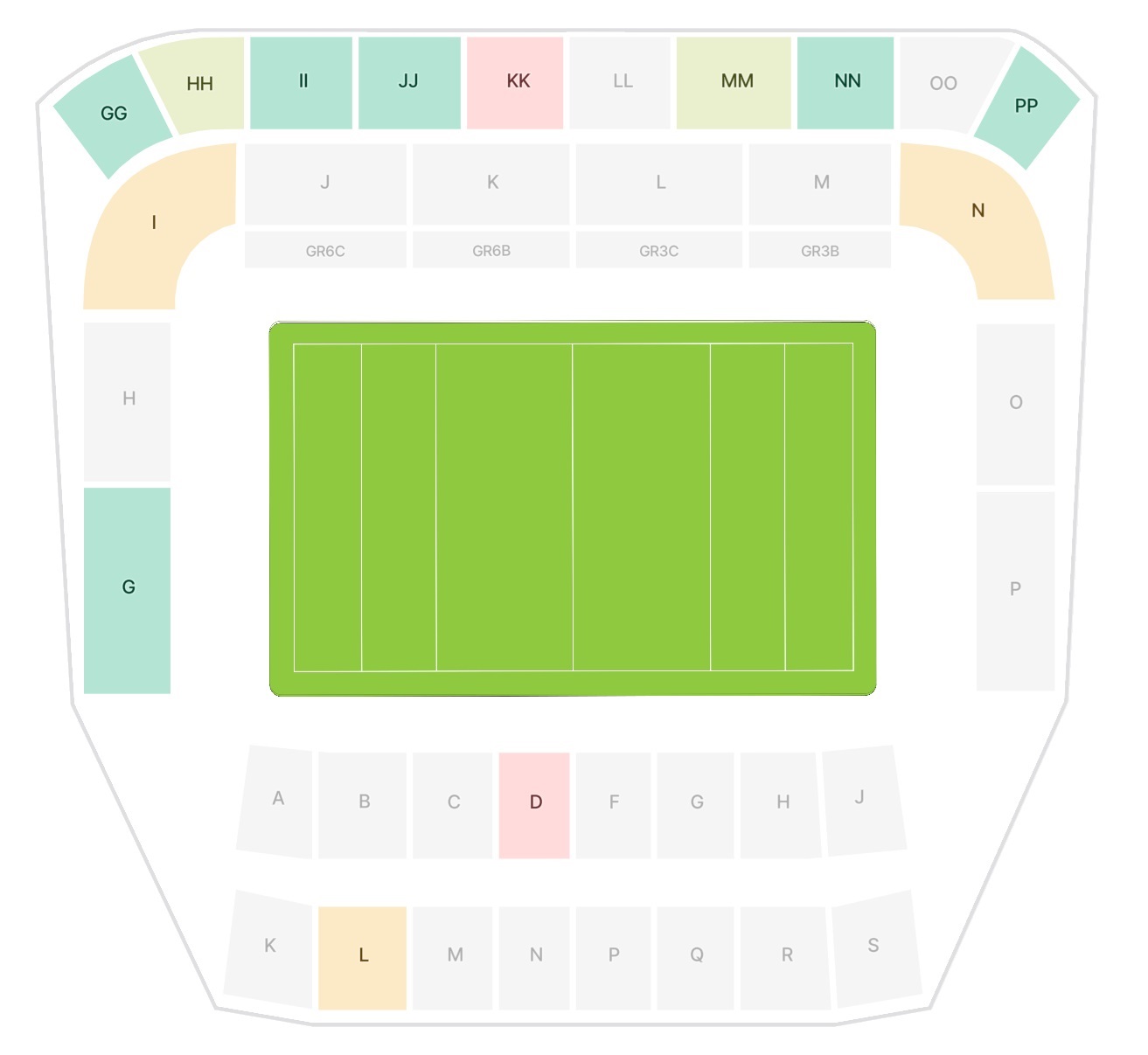 Jonsson Kings Park seating plan
