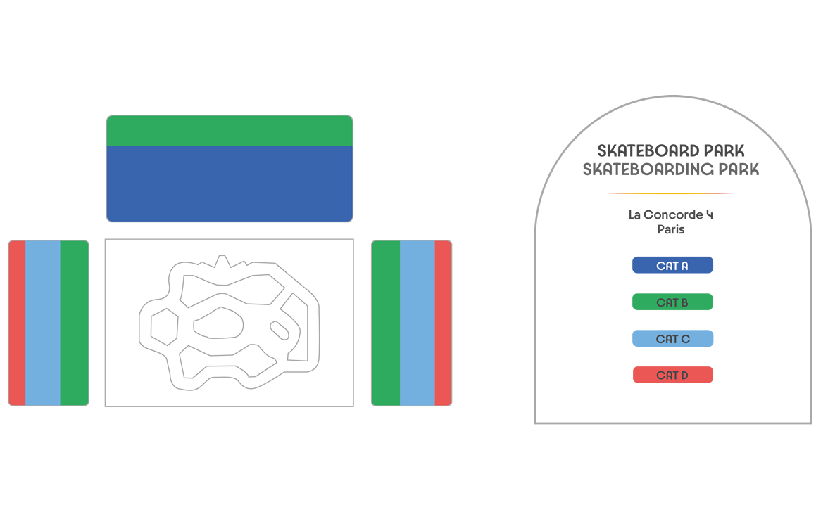 La Concorde   Skateboarding Park seating plan