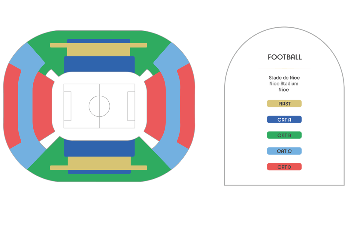 Nice Stadium seating plan