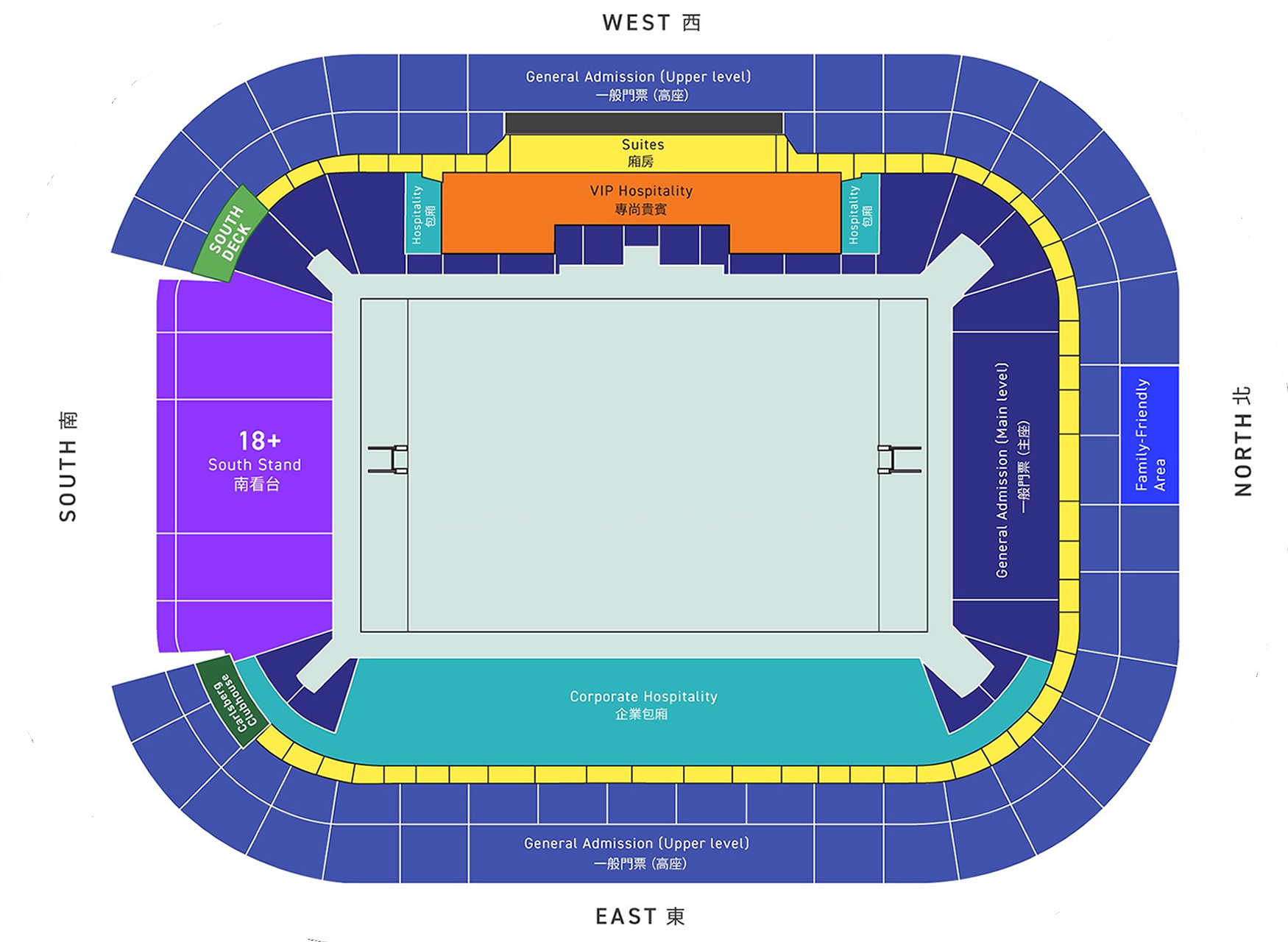 Kai Tak Sports Park seating plan