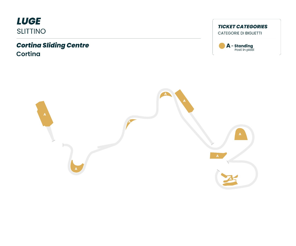 Cortina Sliding Center seating plan