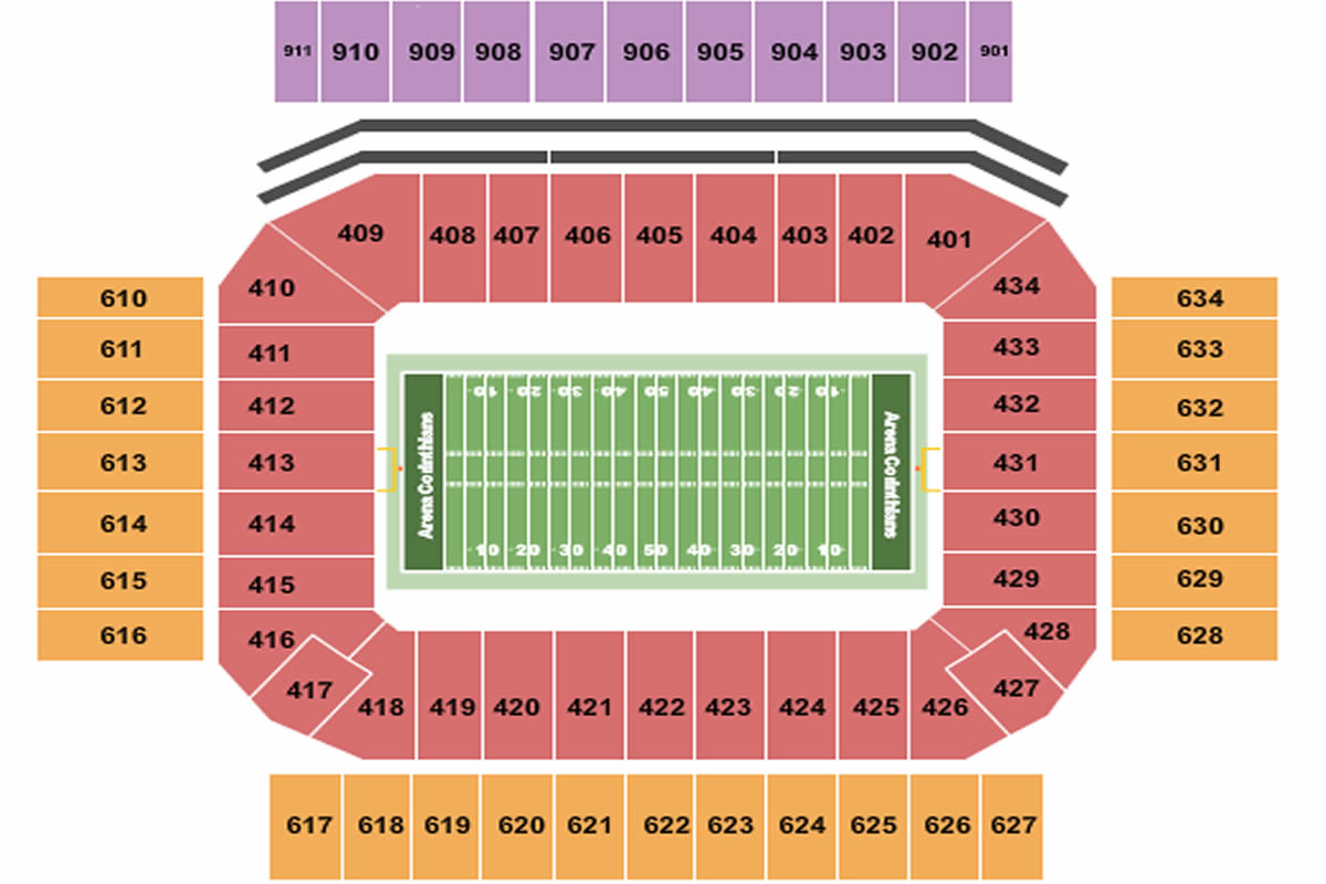 Corinthians Arena seating plan